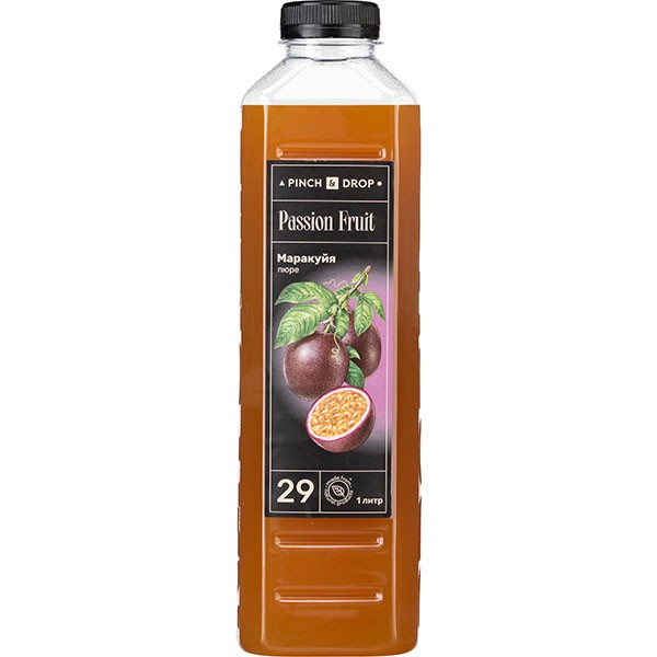 Пюре «Маракуйя» фруктовое Pinch&Drop, пластик, 1 л
