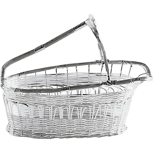 Корзина для вина посеребр.