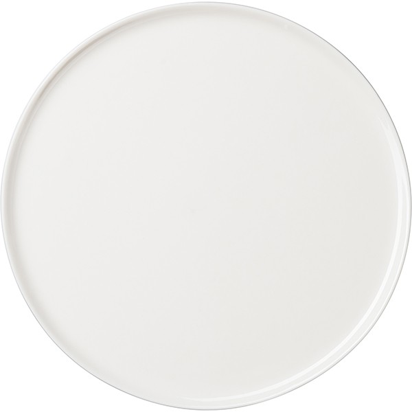 Тарелка «Афрос» мелкая, костяной фарфор, 205 мм, белый