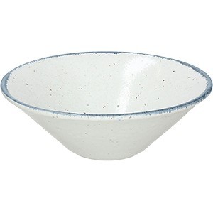 Салатник «Органика» D=22см; белый, синий