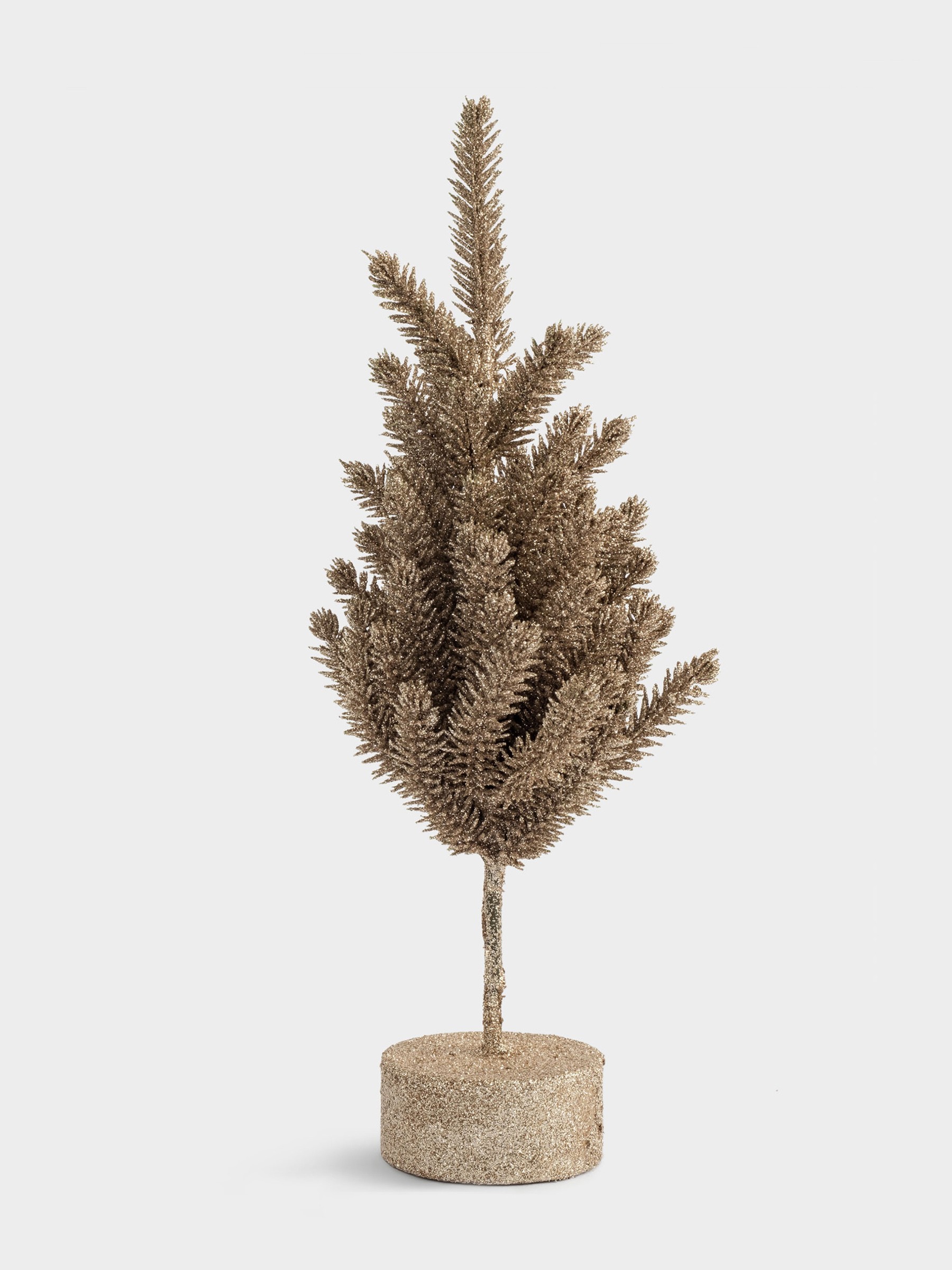 Ель искусственная, 30 см, полиэтилен, шампань, New year Ель искусственная, 30 см, полиэтилен, шампань, New year