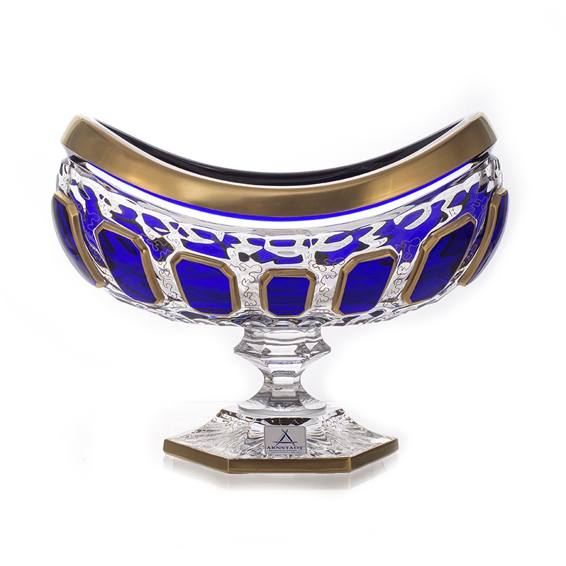 Ладья 21 см «Арнштадт синий Антик»