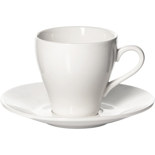 Пара чайная «Кунстверк» фарфор; 250мл; белый
