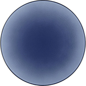 Тарелка мелкая «Экинокс» D=24, H=3см; синий