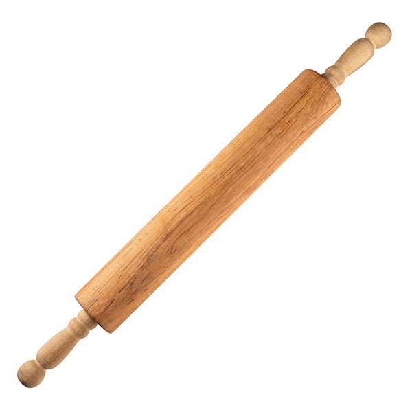 Скалка с вращ. ручкой D=5, L=60/40см; св. дерево