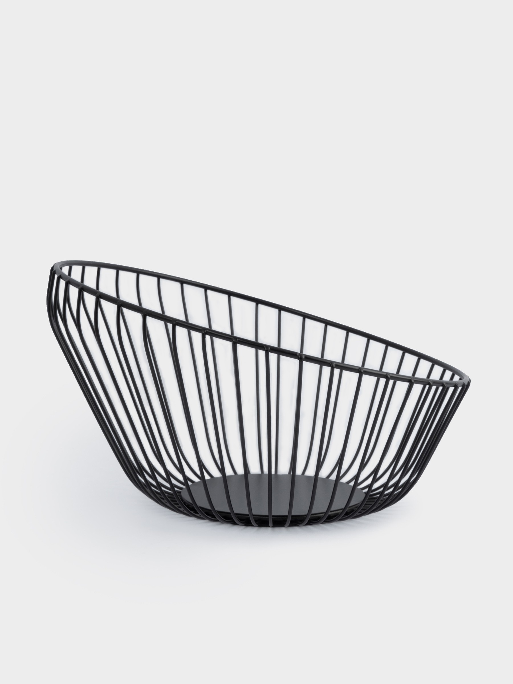 Корзина для фруктов, 25 см, металл, черная, Прутья, Spin Корзина для фруктов, 25 см, металл, черная, Прутья, Spin