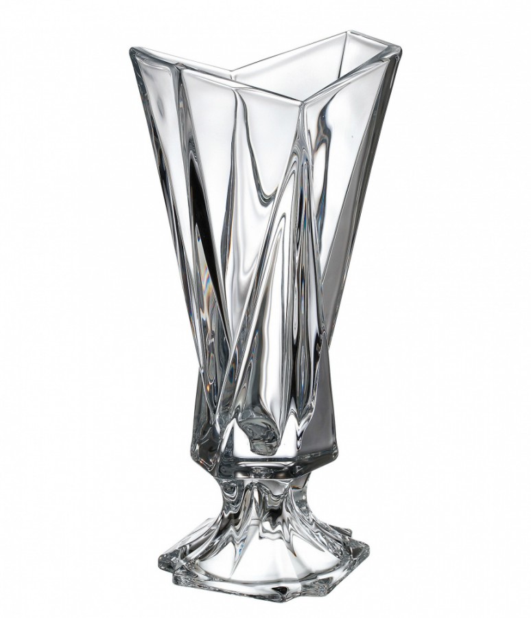 Ваза для цветов на ножке 40,5 см. «Оригами»