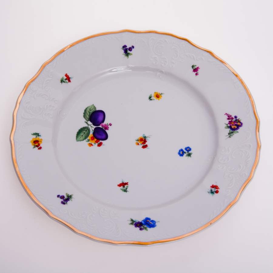 Набор тарелок 25 см. 6 шт. «Слива 97812»