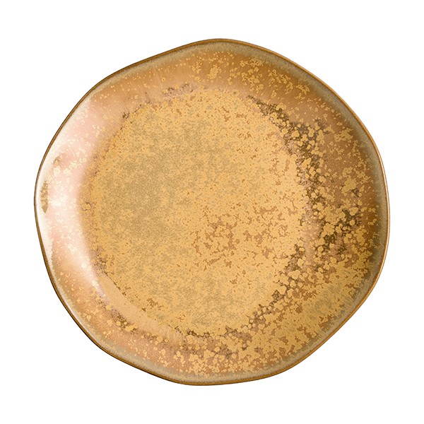 Тарелка «Эггшелл Нейчер», фарфор, 230 мм, коричневый