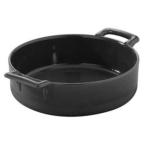 Сковорода порц.для запек. «Эклипс», фарфор, 290мл, D=12,H=5см, черный