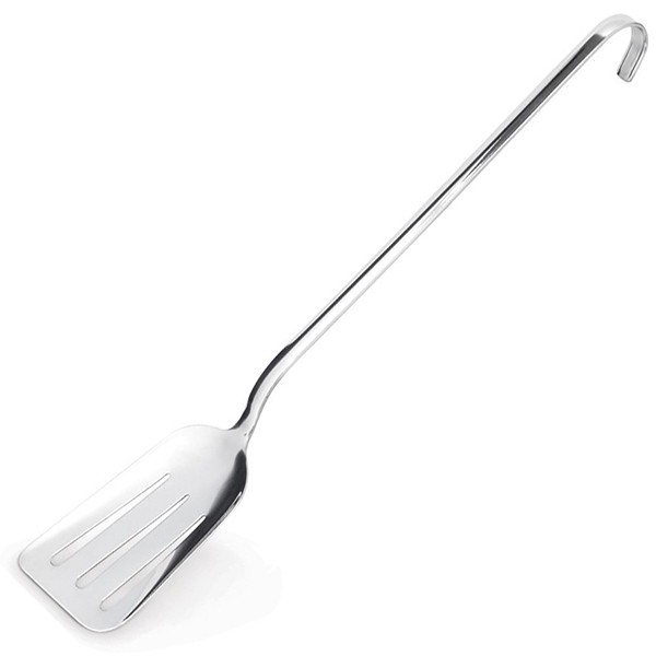 Ложка поварская с перфорацией (с прорезями), нержавеющая сталь, 30 см