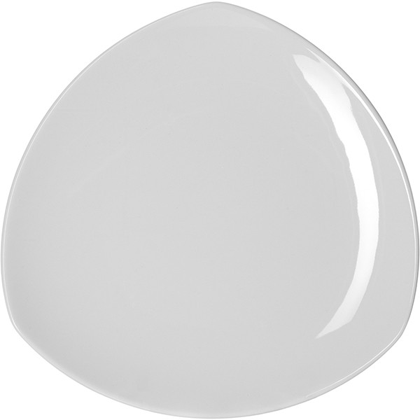 Тарелка треугольная «Опшенс», фарфор, L=20,B=20см, белый