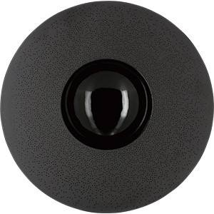 Тарелка с широк. краем «Солид» D=30.3см; серый, черный