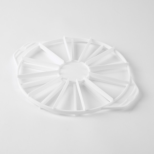 Делитель для торта на 10-12 кусков, полипропилен, 26 см, белый