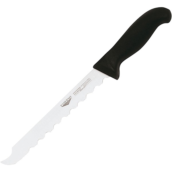 Нож для замороженных продуктов, сталь, пластик, 330/200 мм, черный