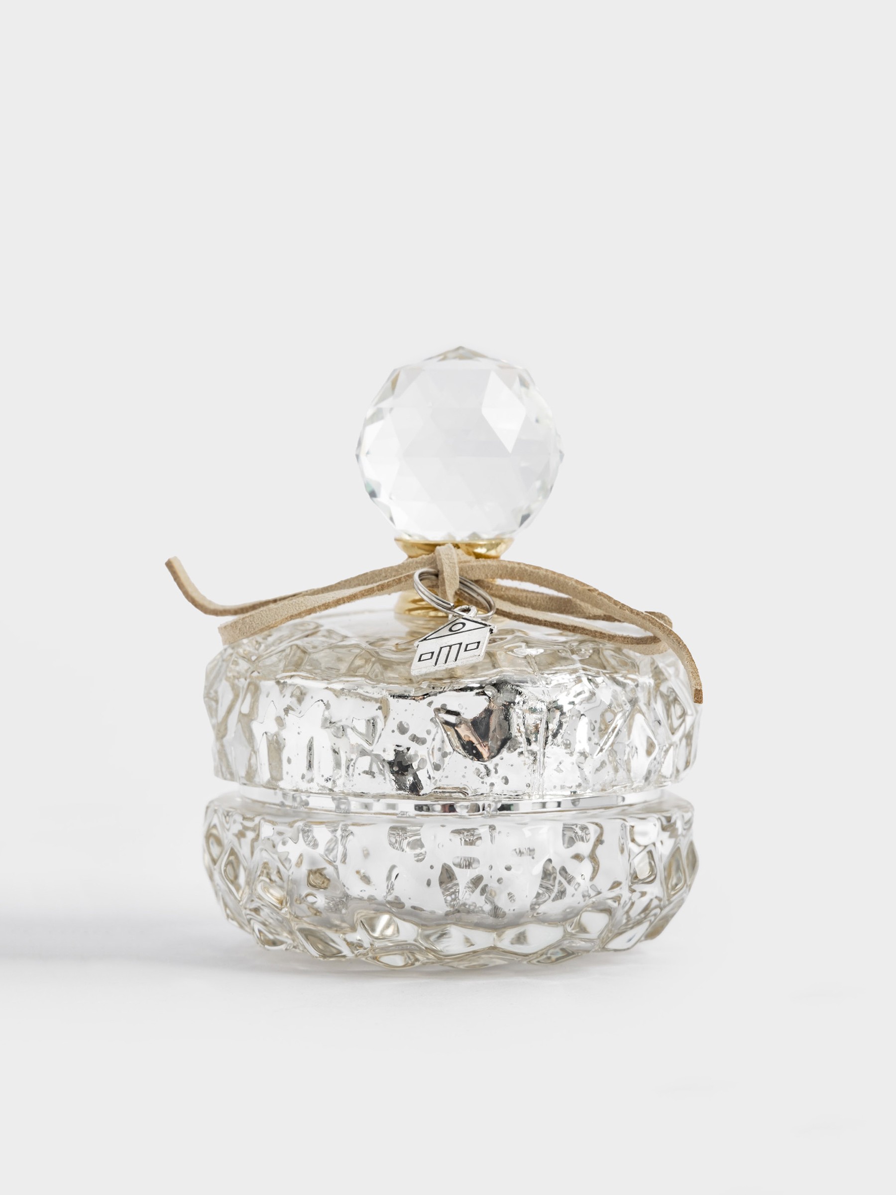 Емкость для хранения, 7✕9 см, 50 мл, с подвеской, стекло, шампань, Дом, Townlet