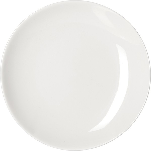 Тарелка мелкая без борта «Кунстверк», фарфор, D=18см, белый