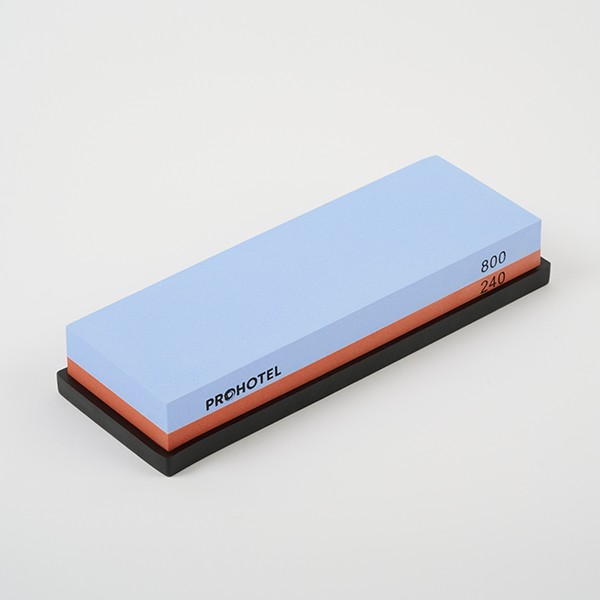 Камень точильный абразивность 240/800, голубой, оранжевый