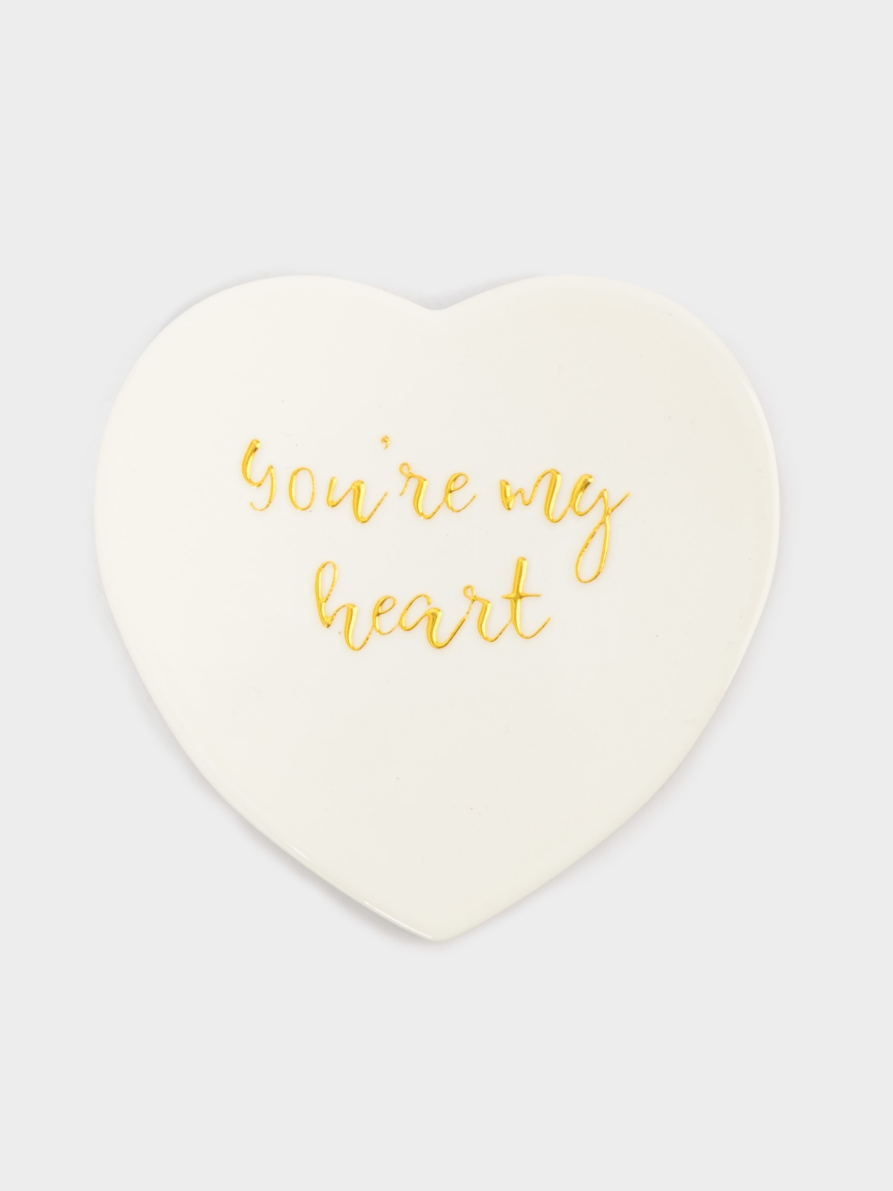 Подставка под кружку, 13✕9 см, керамика/пробка, сердце, белая, Надпись Подставка под кружку, 13✕9 см, керамика/пробка, сердце, белая, Надпись