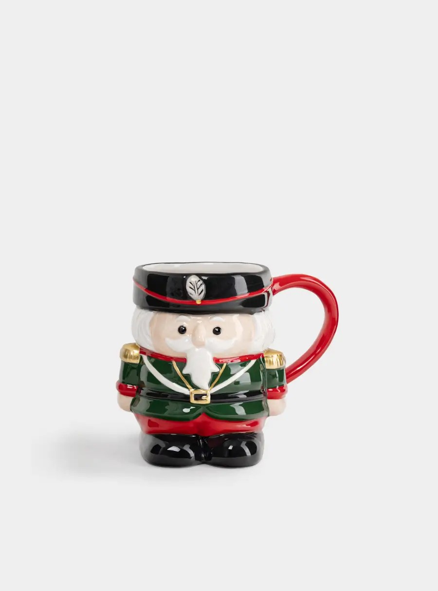Кружка, 440 мл, доломитовая керамика, Щелкунчик, Nutcracker