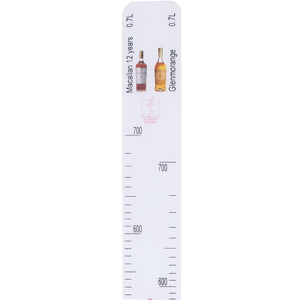 Линейка «Glenmorange 0.7, Macallan 0.7л» L=28, B=2см; белый