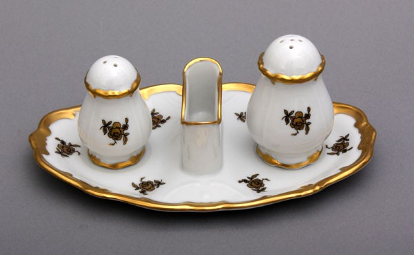 Набор для специй 3 пред. «Роза золотая»