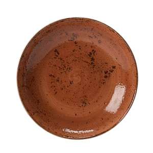 Салатник «Крафт»; фарфор; D=29см; терракот