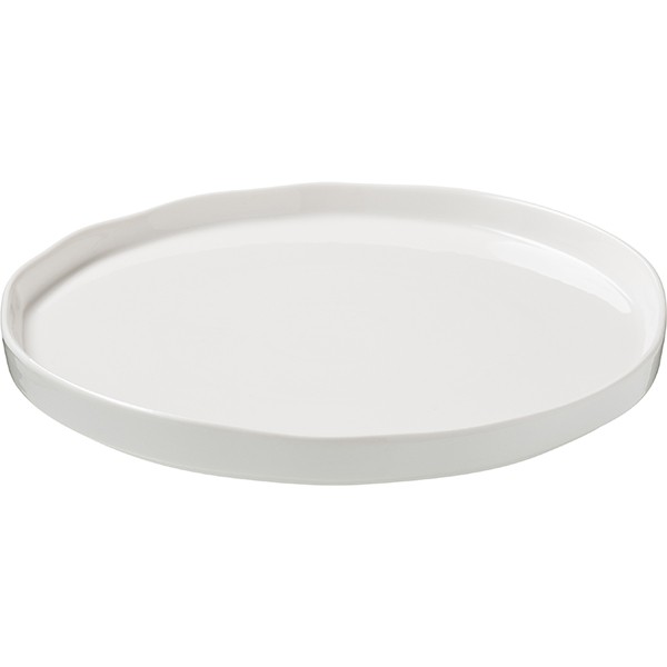 Тарелка «Эггшелл», фарфор, 27 см, белый