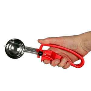 Ложка для морожен. d=4см с механизмом