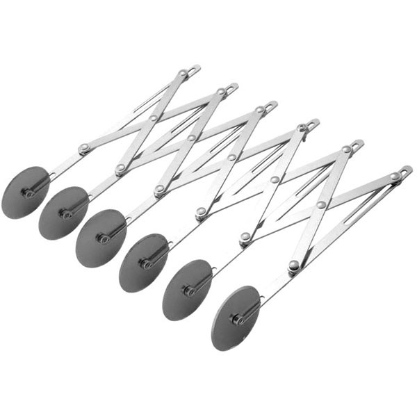 Нож роликовый для теста 6лезвий, нерж. сталь