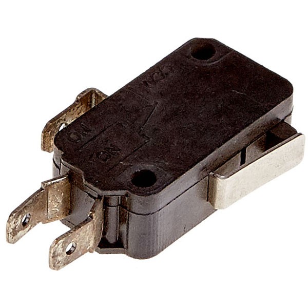Микровыключатель H=10, L=40, B=15мм; черный, металлич.