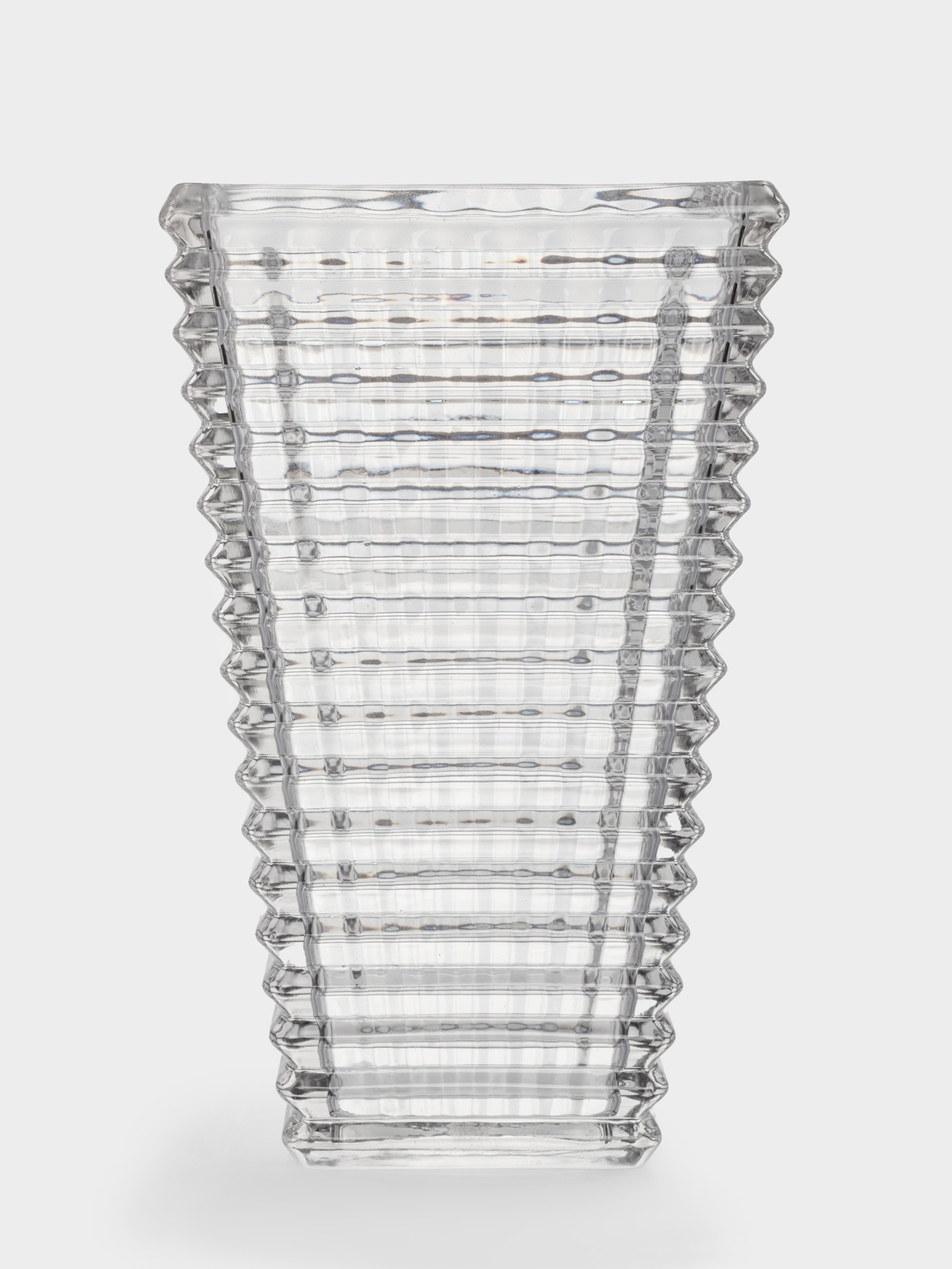 Ваза для цветов, 28 см, стекло, серая, Traviata Ваза для цветов, 28 см, стекло, серая, Traviata