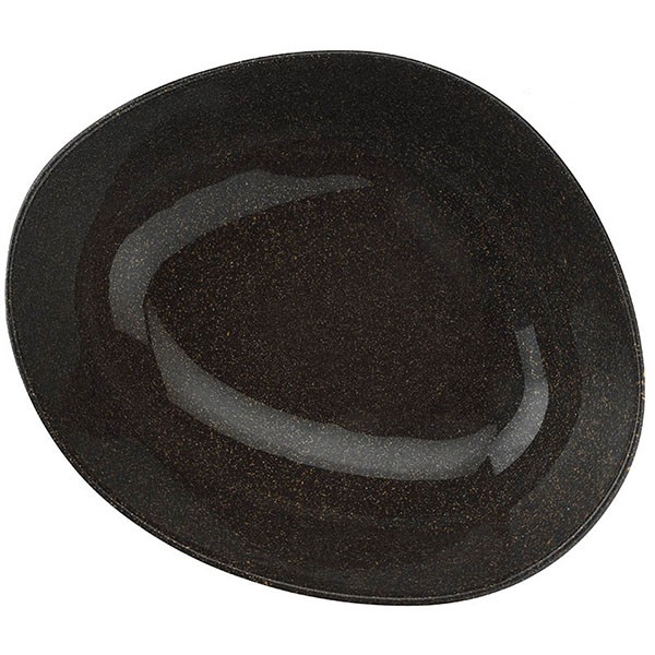 Салатник «Гэлэкси», фарфор, 0,6 л, цвет графит, глянцевый