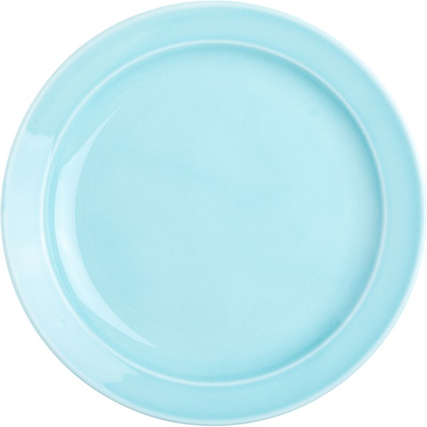 Тарелка «Акварель» Принц мелкая, фарфор, 220 мм, св. голубой