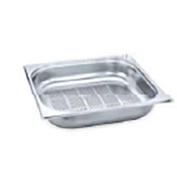 Гастроемкость GN 1/2 перфорированная, нержавеющая сталь, 20 см