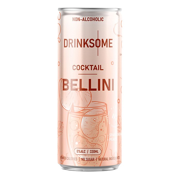 Напиток безалкогольный «Беллини», жесть белая, 330 мл, жёлтый