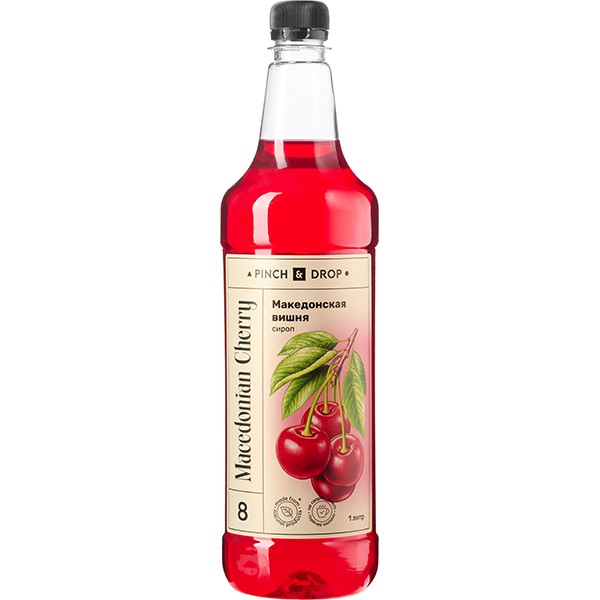Сироп «Македонская вишня» Pinch&Drop, пластик, 1 л