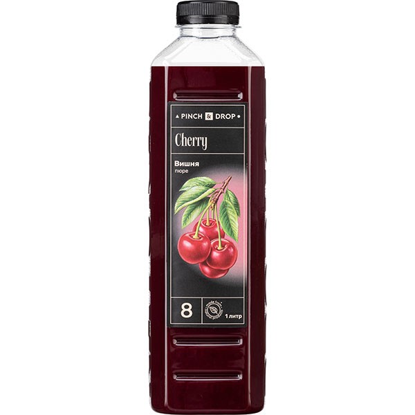 Пюре «Вишня» фруктовое Pinch&Drop, пластик, 1 л