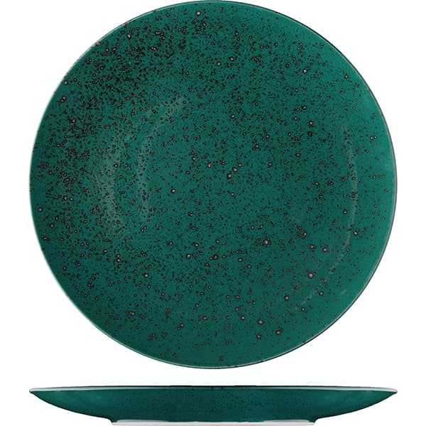 Тарелка мелкая «Лайфстиль» D=30см; бирюз. Тарелка мелкая «Лайфстиль» D=30см; бирюз.