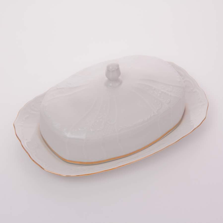 Масленка 21*12 см «Бернадот белый 311011» 2 пред.