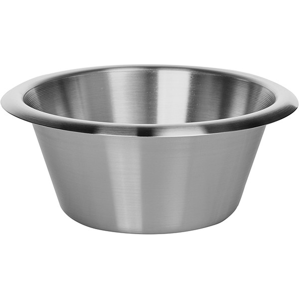 Миска, сталь нерж., 960мл, D=16,H=8см, металлич.