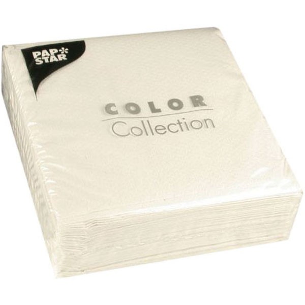 Салфетки 33*33см [100шт], бум. салфет., H=6,L=17,B=17см, белый