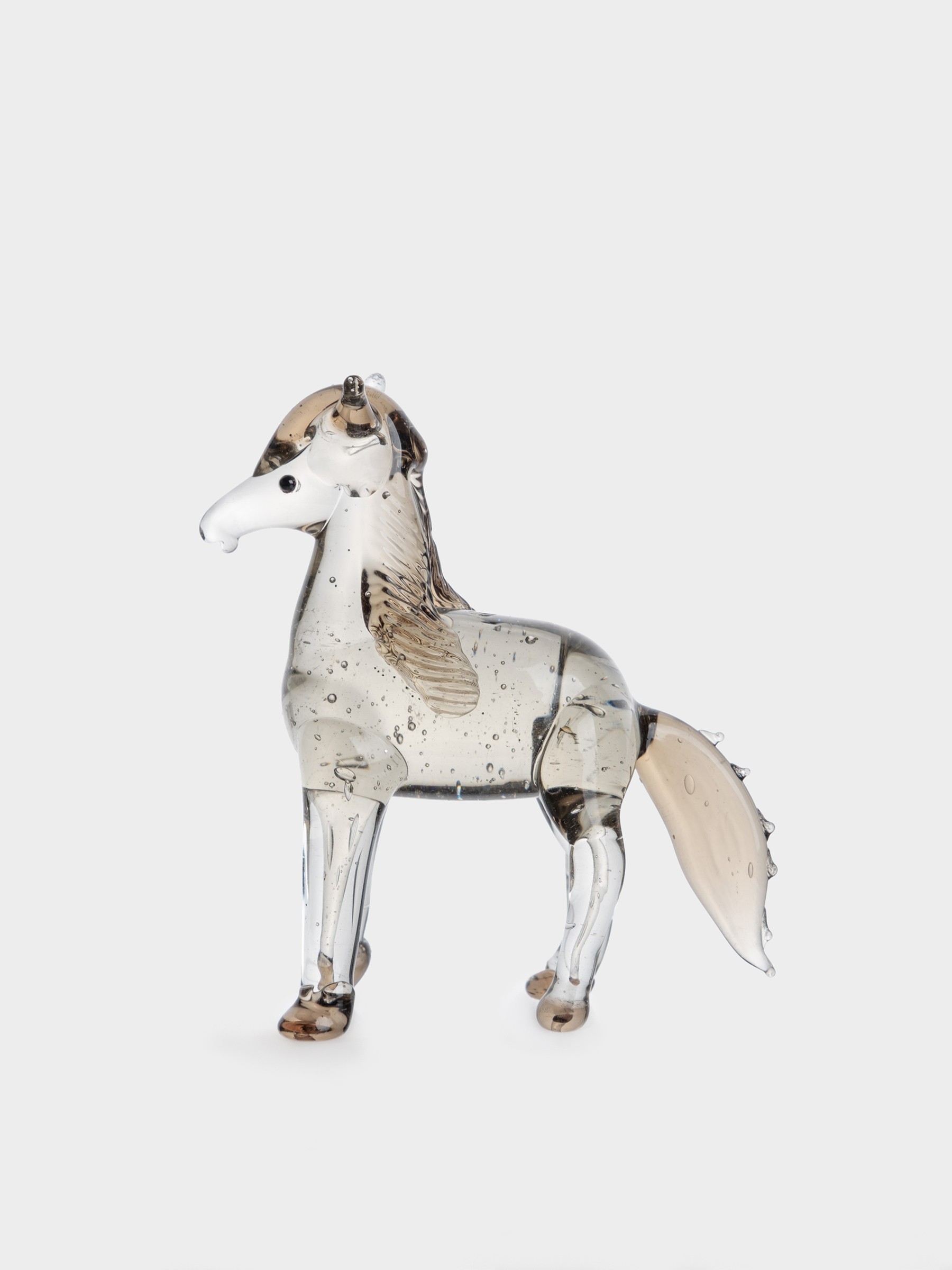 Статуэтка, 8✕6 см, стекло, коричневая, Лошадка, Horse Статуэтка, 8✕6 см, стекло, коричневая, Лошадка, Horse