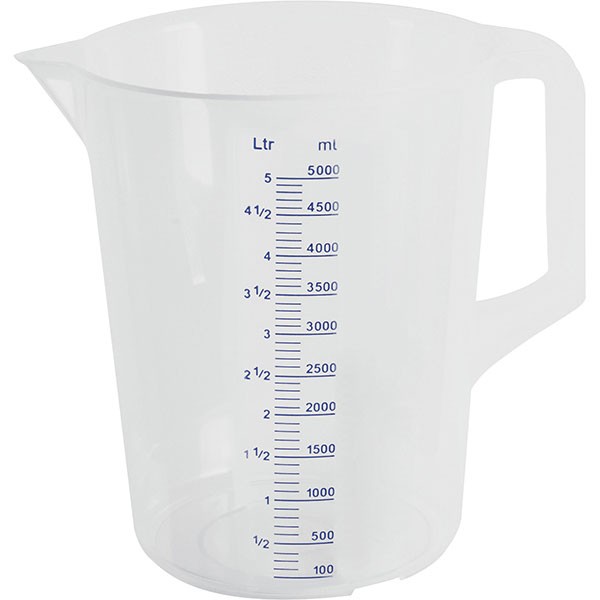 Мерный кувшин 5л пластик