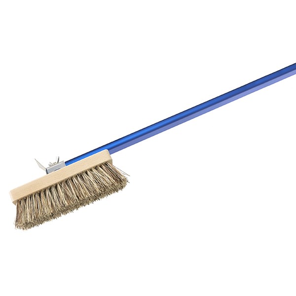 Щетка для печи поворотная, с натуральной щетиной, анодированный алюминий, 20/160 см