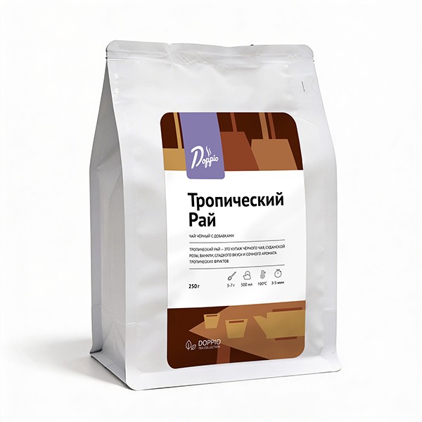 Чай «Тропический рай» черный листовой 250 г