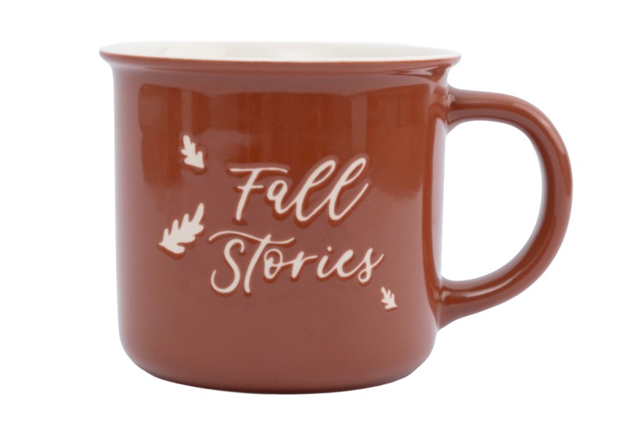 Кружка, 370 мл, фарфор N, оранжевая, Fall stories, Autumn