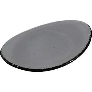 Блюдо овал. «Элла» L=34, B=26см; серый