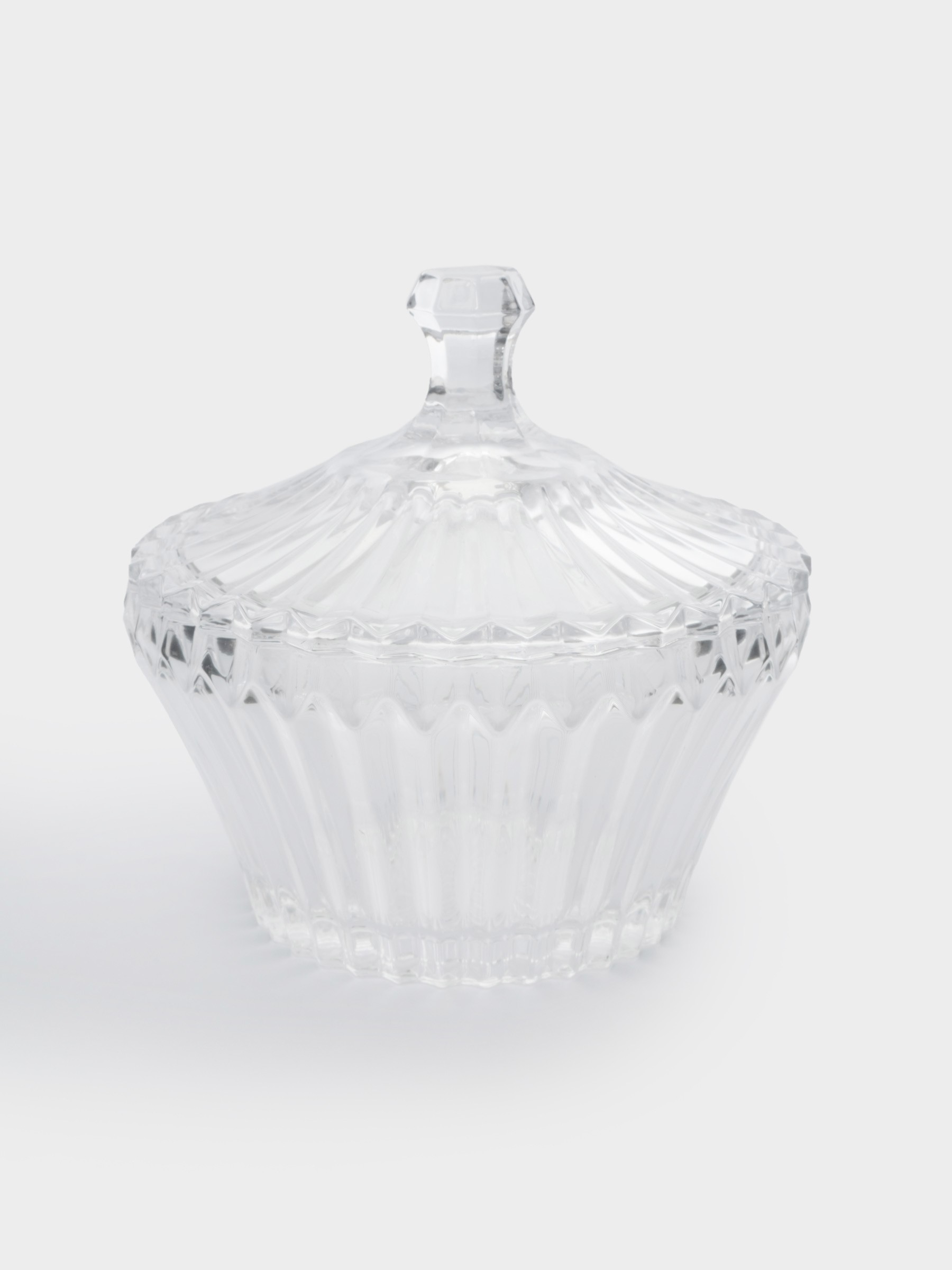 Конфетница, 17 см, с крышкой, стекло, Saltaire Конфетница, 17 см, с крышкой, стекло, Saltaire