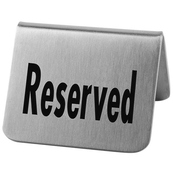 Табличка «Резерв» 5.5*5*3.5см,2 шт.